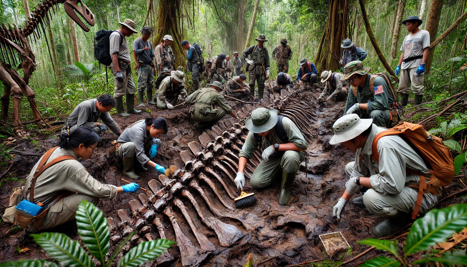 Read more about the article Penemuan Fosil Dinosaurus di Kalimantan Bikin Heboh